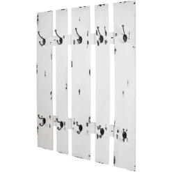 Wandgarderobe | 65 x 9 x 100 cm | Weiß