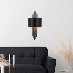 620 Wandleuchte | METALLGEHÄUSE | Schwarz