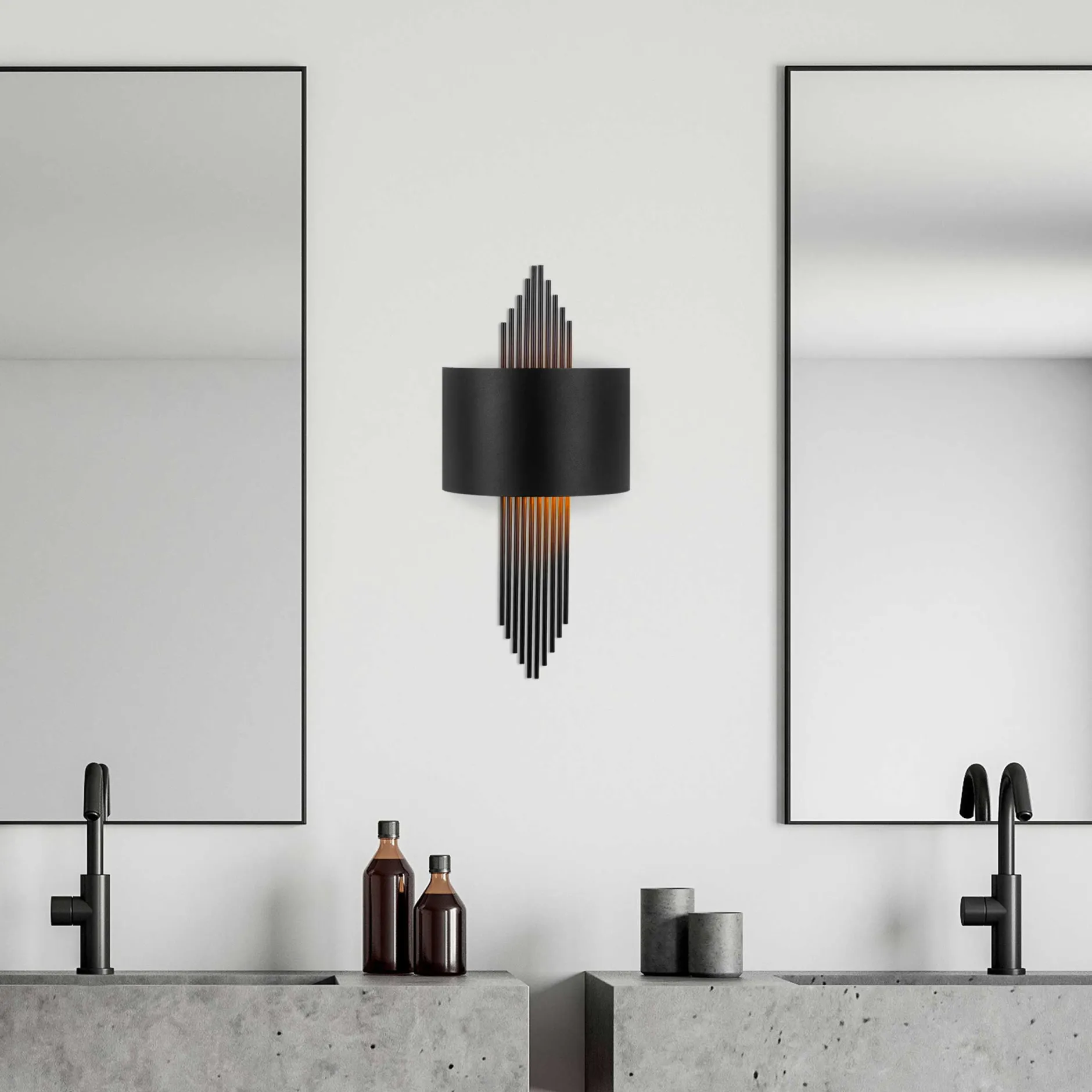 620 Wandleuchte | METALLGEHÄUSE | Schwarz