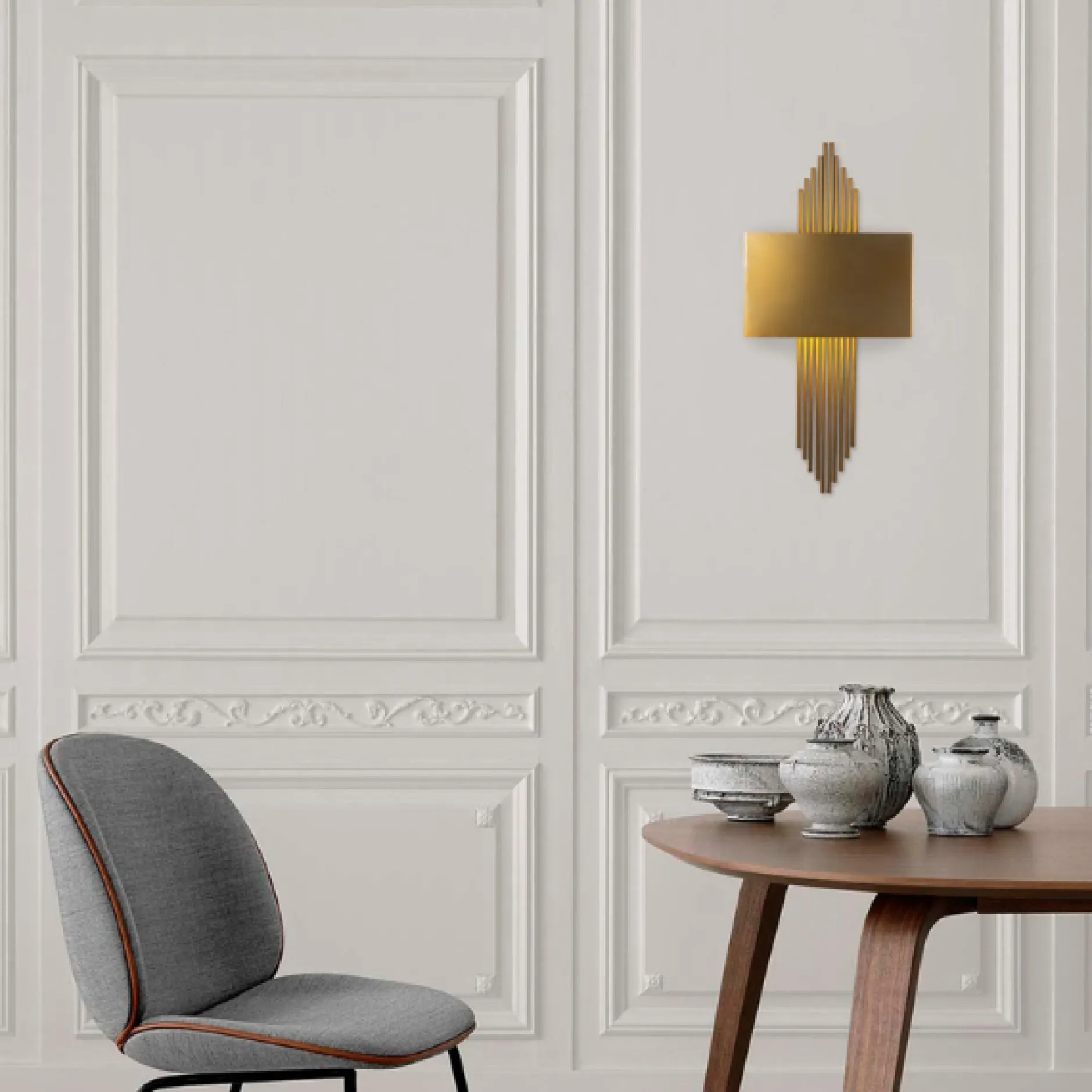615 Wandleuchte | METALLGEHÄUSE | Vintage