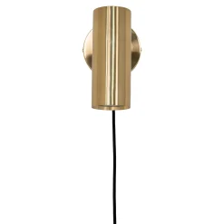 Wandleuchte Parisien | 15 x 10 x 22 cm | Kupfer / Metall - 190 cm Schnur