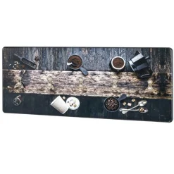 Wandpaneel mit 5 Haken | 50 x 5 x 20 cm | Kurkuma Design