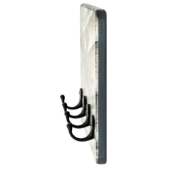 Wandpaneel mit 4 Haken | 30 x 6 x 21 | Schlüssel-Design