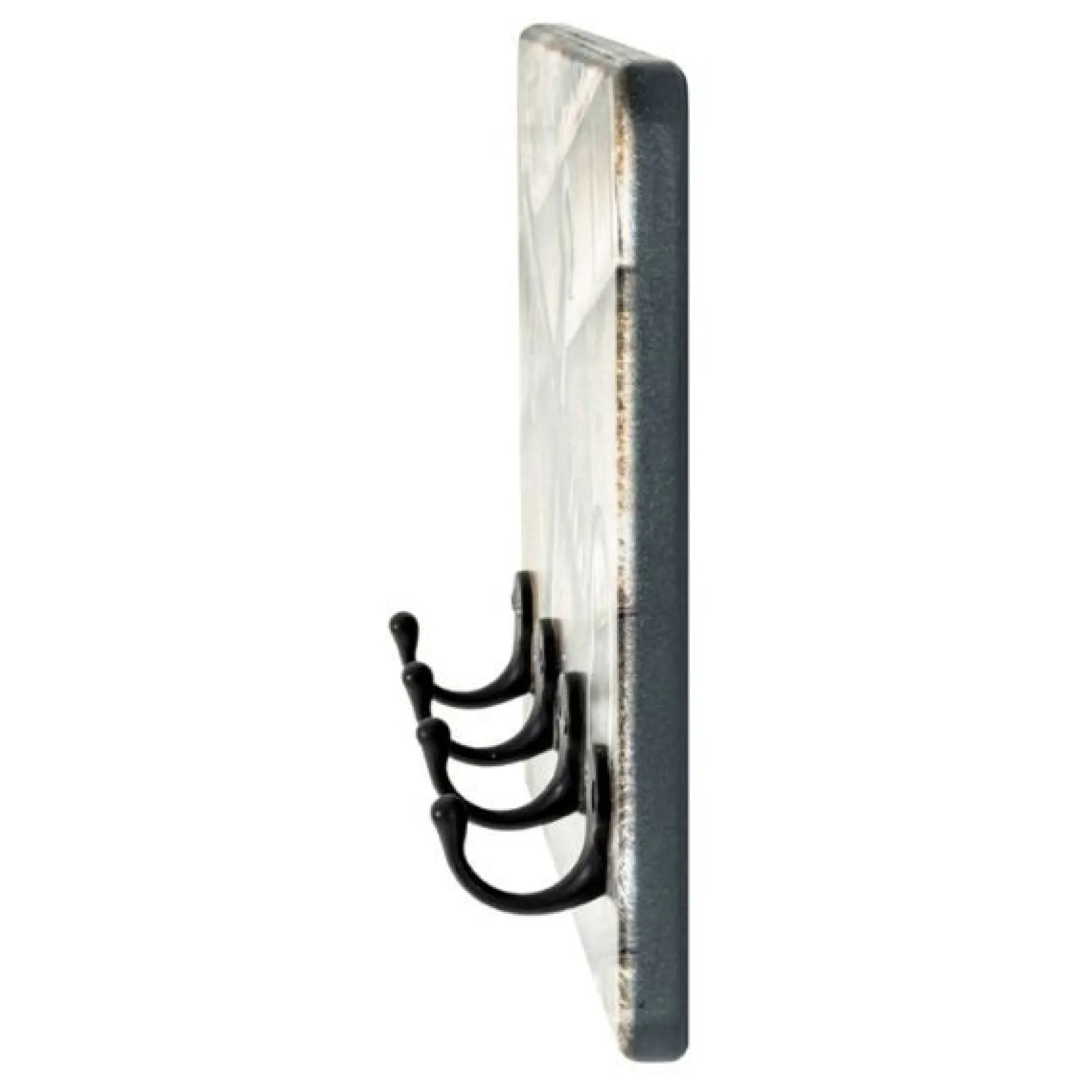 Wandpaneel mit 4 Haken | 30 x 6 x 21 | Schlüssel-Design