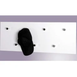 Wandpaneel mit 7 Tasten | 80 x 6 x 30 cm | High Gloss White