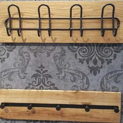 Wandpaneel-Set mit 8 Haken und 5 Knöpfen | Design Royal Oak