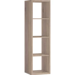 Wandregal Style | 41 x 38 x 147 cm | Braun