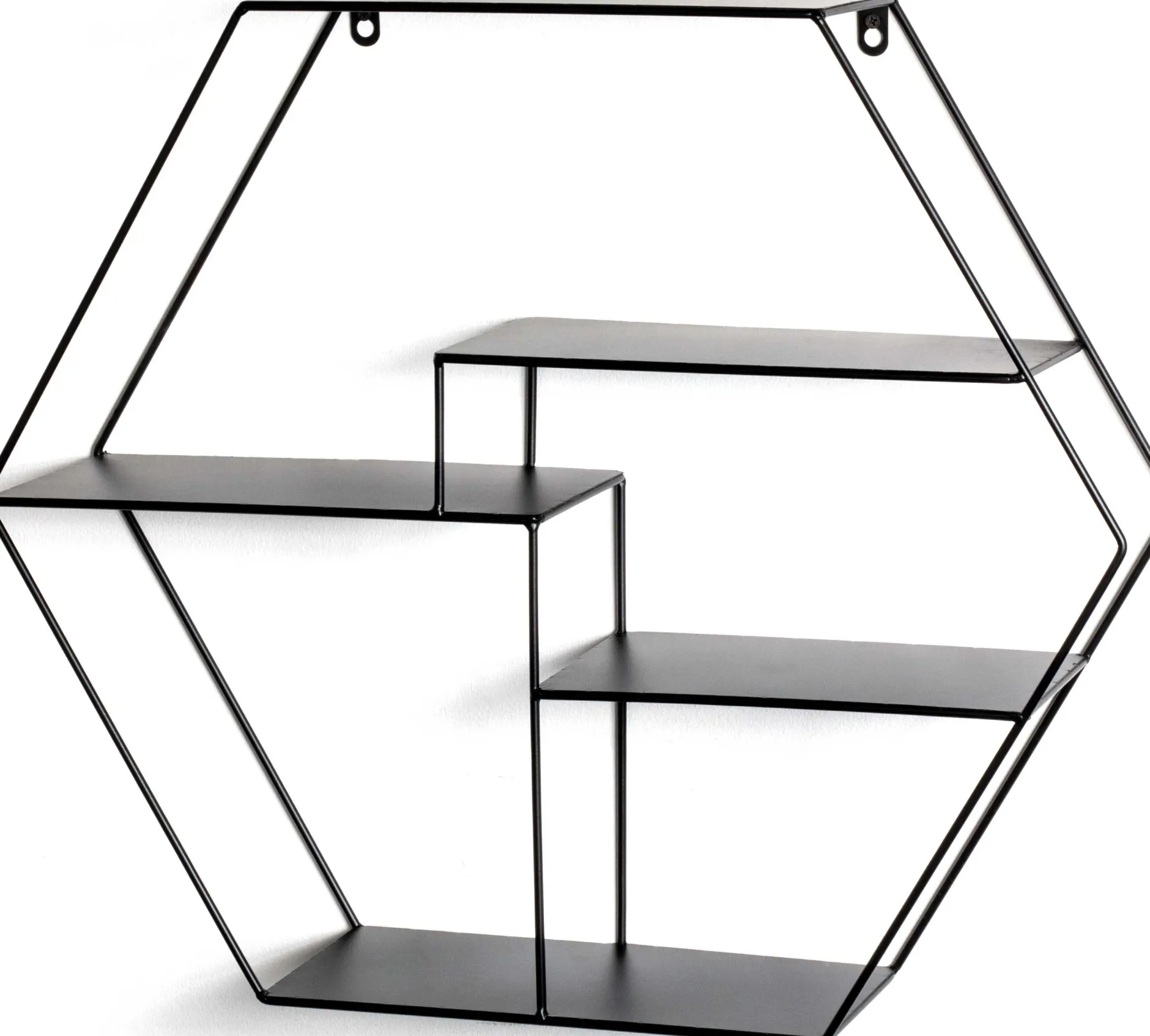 Wandregal | 61 x 16 x 54 cm | Schwarz