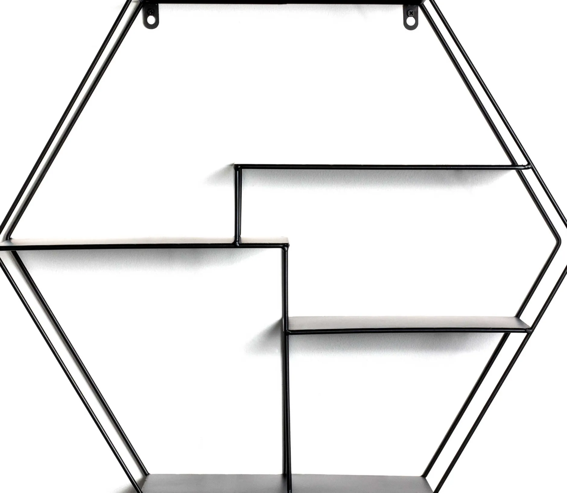 Wandregal | 61 x 16 x 54 cm | Schwarz