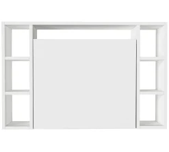 Wandschreibtisch Este - 90x20x60cm - mit Ablagefläche - weiß