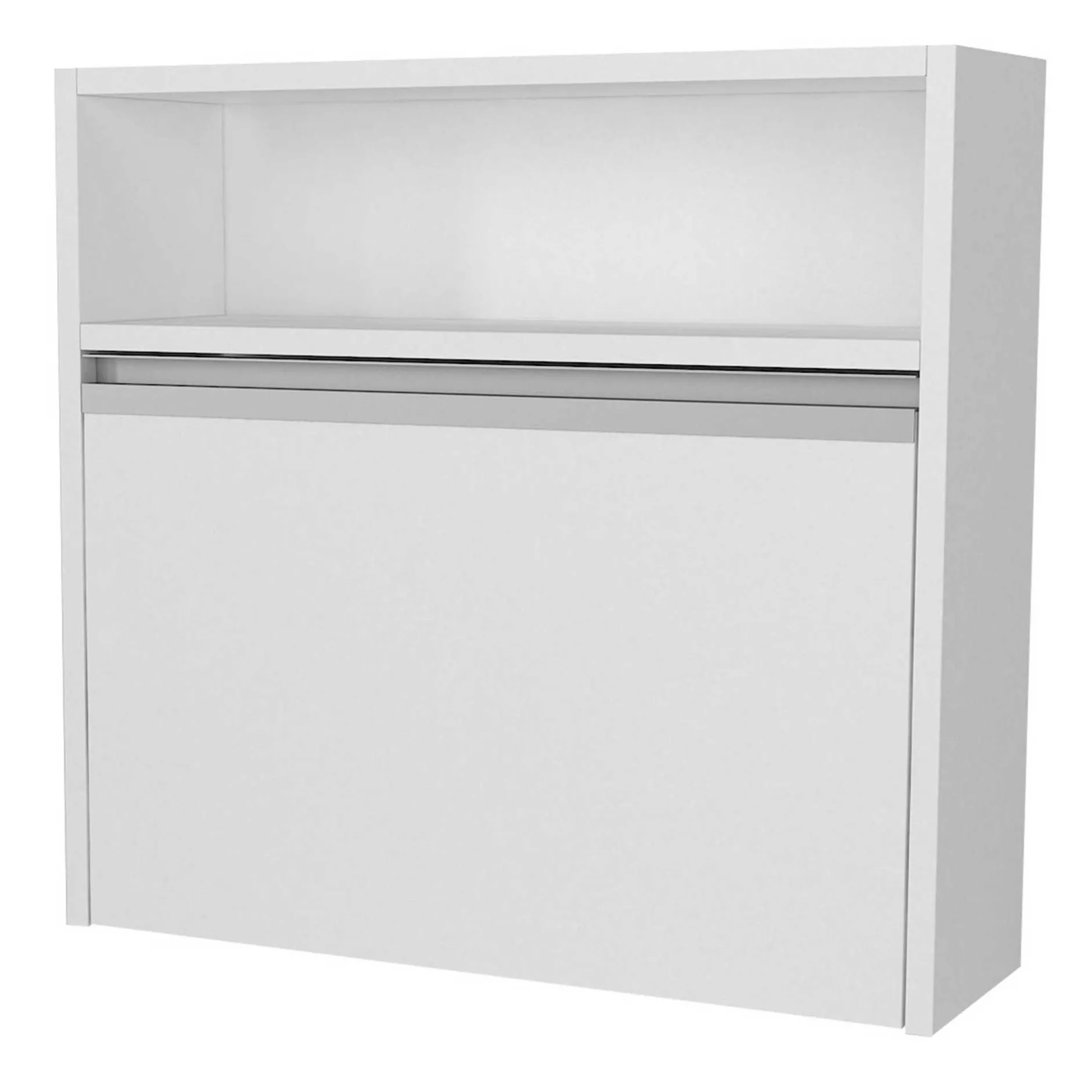 Wandschreibtisch Viola - 64x19x60cm - mit Ablagefläche - weiß