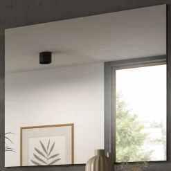 Wandspiegel Canu Xonox - Basaltgrau - 80x73x2 cm