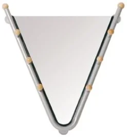Wandspiegel mit Haken | Belastbarkeit von 5 kg pro Haken