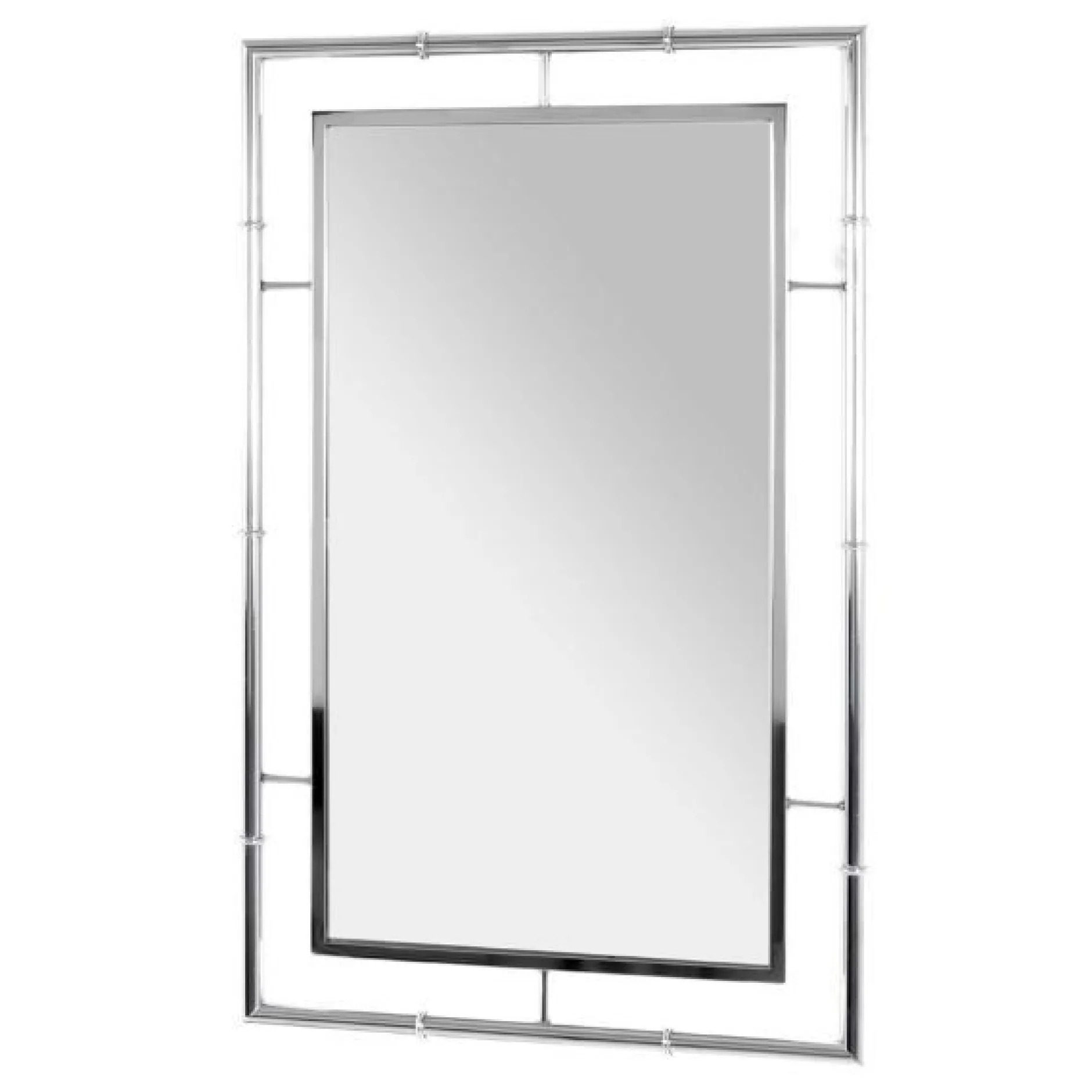 Wandspiegel | 50 x 3 x 80 cm | Grau