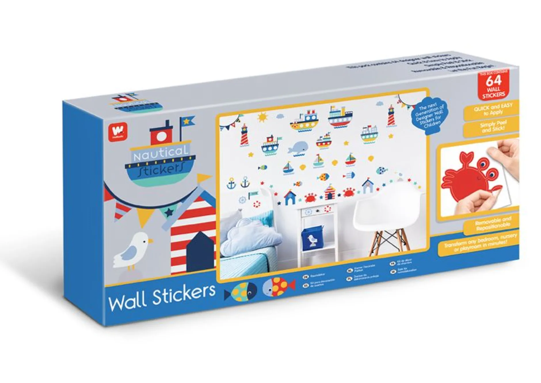 Wandsticker Seewelt