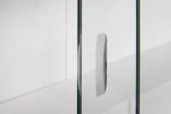 Wandvitrine Collecty | 80 x 9,5 x 60 cm | Farben: Grau und Weiß