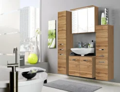 Waschbeckenschrank Bobbi 60cm 2 Türen - Eiche
