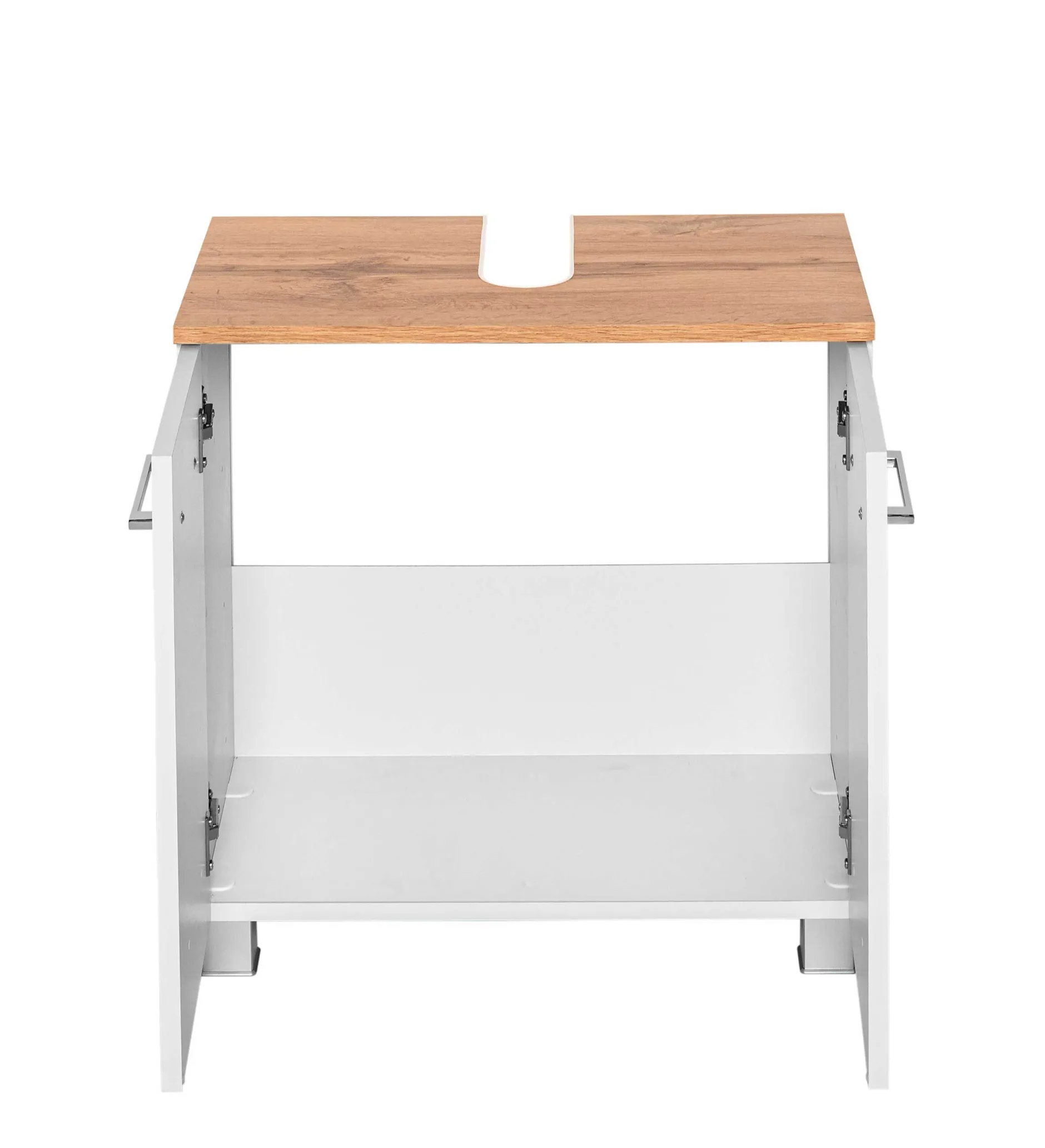 Waschbeckenschrank Pares 60cm 2 Schubladen - weiß