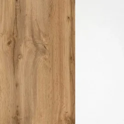 Waschbeckenschrank Pares 60cm 2 Schubladen - weiß/wotan eiche