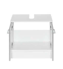 Waschbeckenschrank Ricca 60cm 2 Türen - weiß/hellgrau