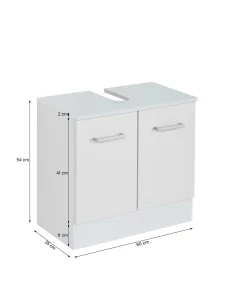 Waschbeckenschrank Ricca 60cm 2 Türen - weiß