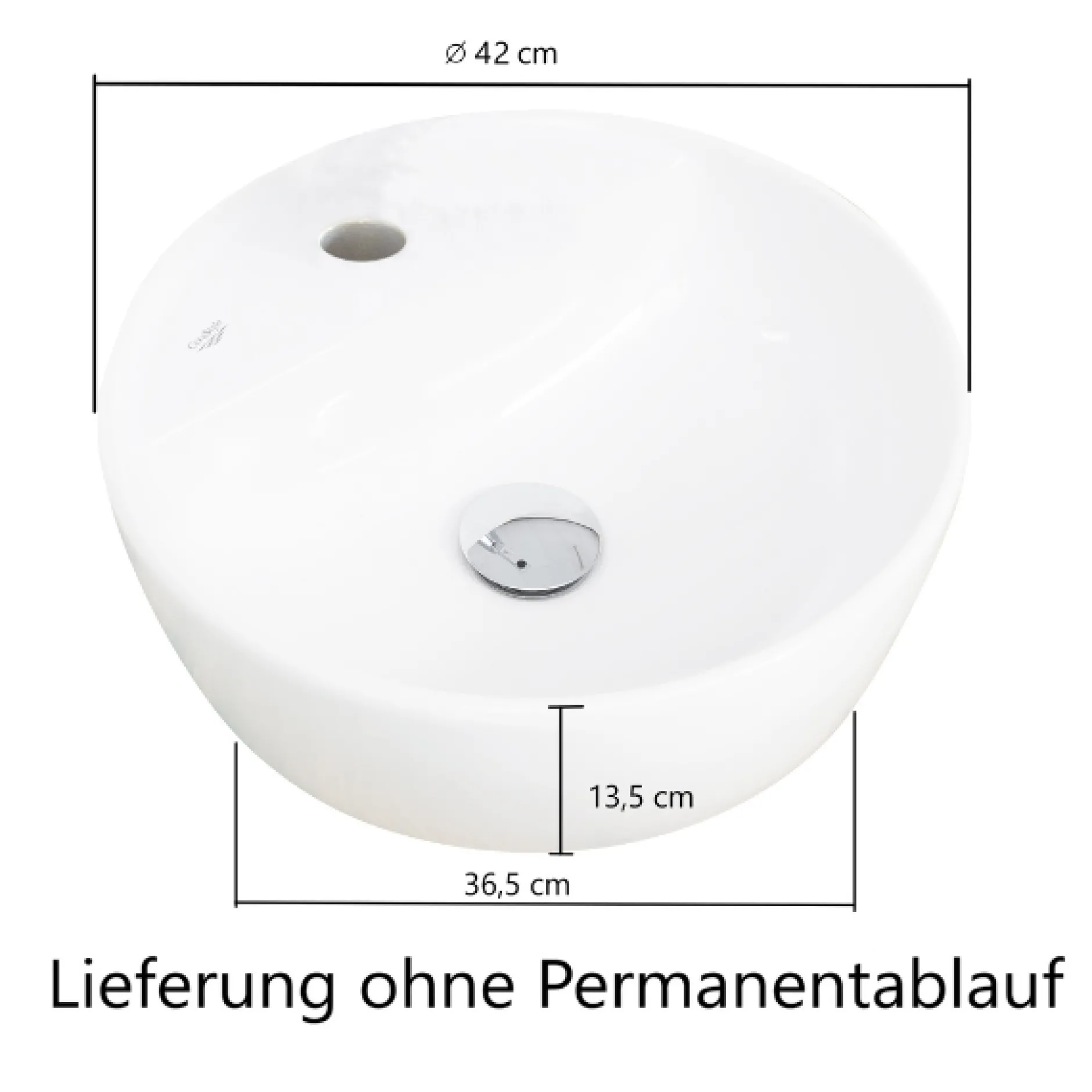 Waschbeckenschrank Vikas 101cm 2 Schubladen - Eiche