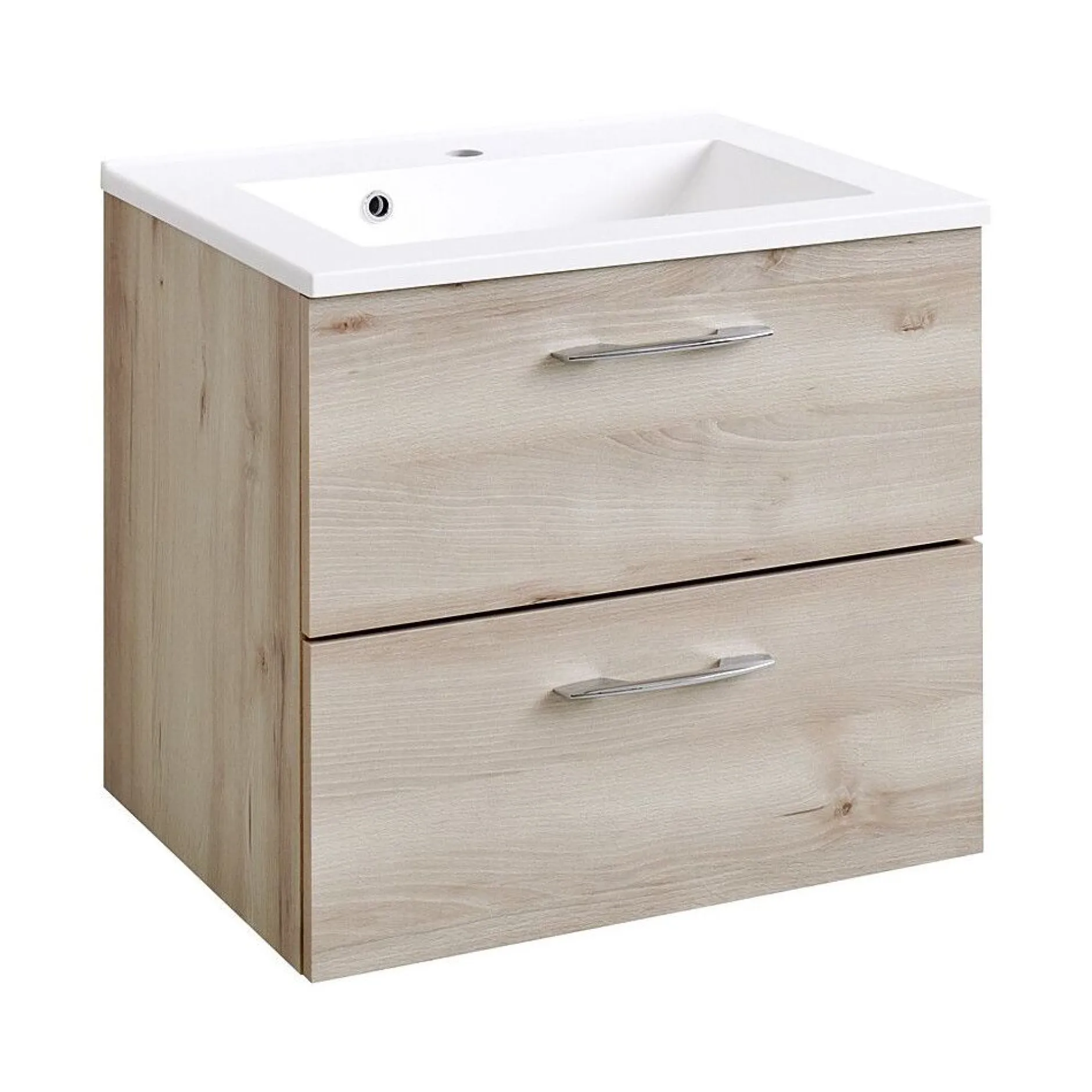 Waschbecken-Set Portofino | Waschbecken mit Spüle und Spiegelschrank | Buche-design
