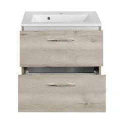 Waschbecken-Set Portofino | Waschbecken mit Spüle und Spiegelschrank | Buche-design