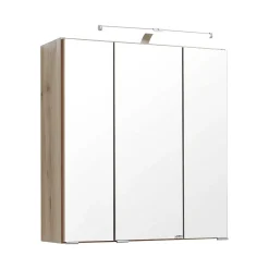 Waschbecken-Set Portofino | Waschbecken mit Spüle und Spiegelschrank | Buche-design