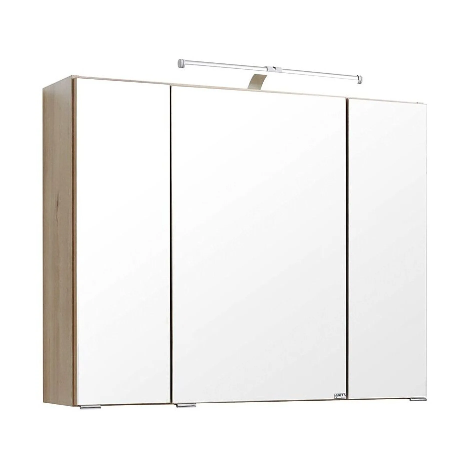 Waschbecken-Set Portofino | Waschbecken mit Spüle und Spiegelschrank | Buche-design