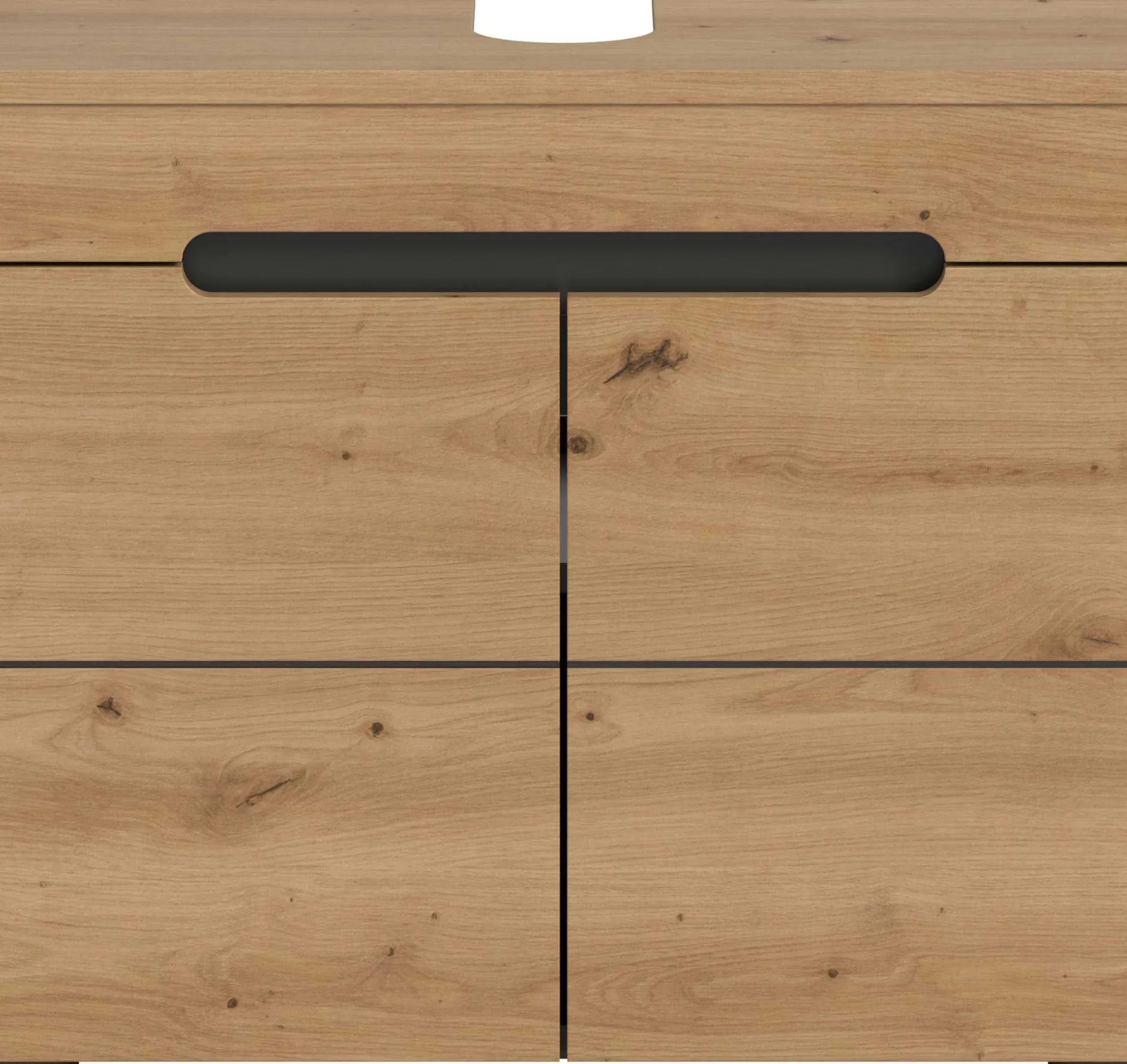 Waschbeckenunterschrank Canu Xonox - basaltgrau, 63x55x34 cm