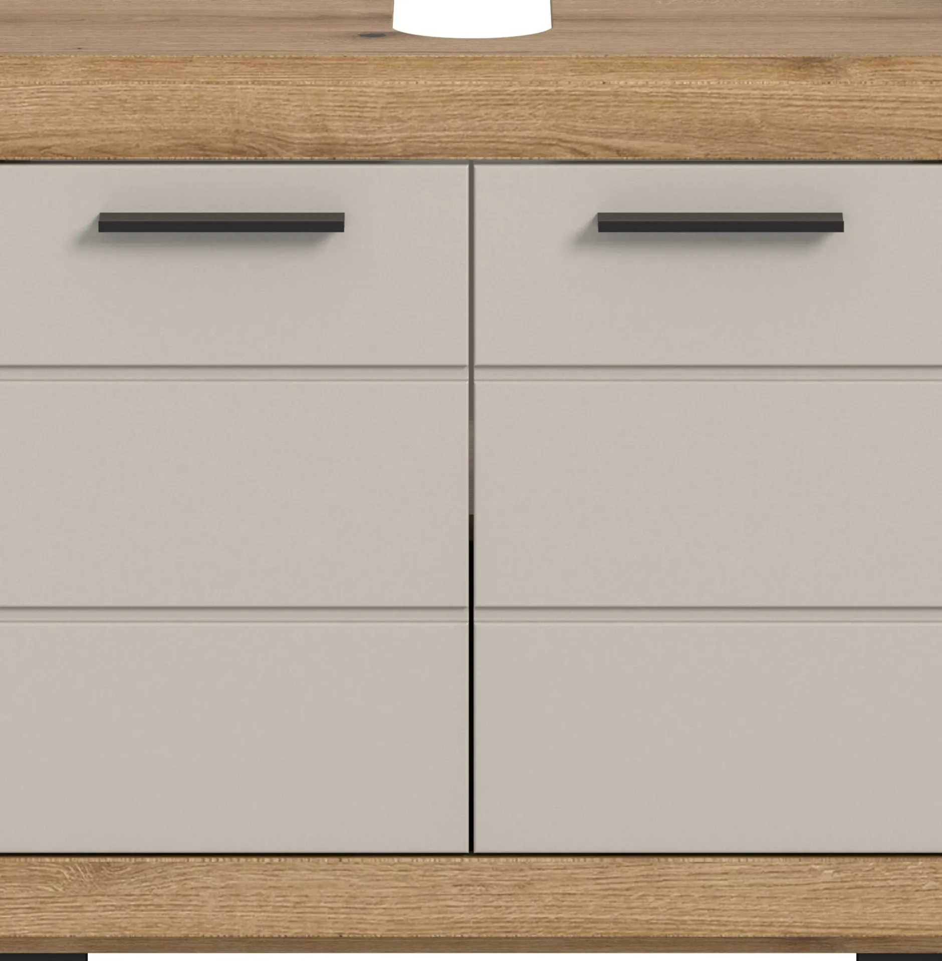 Waschbeckenunterschrank Scout Xonox - Evoak Eiche & Cashmere - 60x56x34 cm