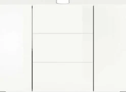 Waschbeckenunterschrank Vira Xonox - Weiß Melamin - 82x56x34 cm