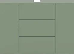 Waschbeckenunterschrank Vira Xonox - Smoke Green - 82x56x34 cm