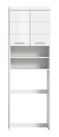 Waschmaschinenaufsatz Scout Xonox - Weiß Hochglanz - 63x191x24 cm