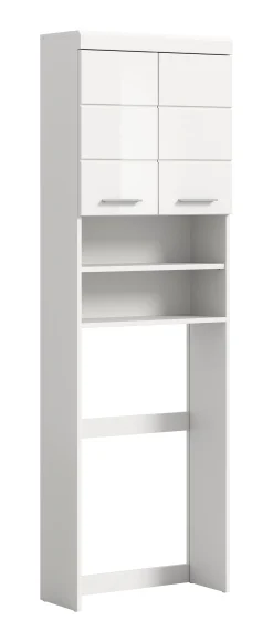 Waschmaschinenaufsatz Scout Xonox - Weiß Hochglanz - 63x191x24 cm