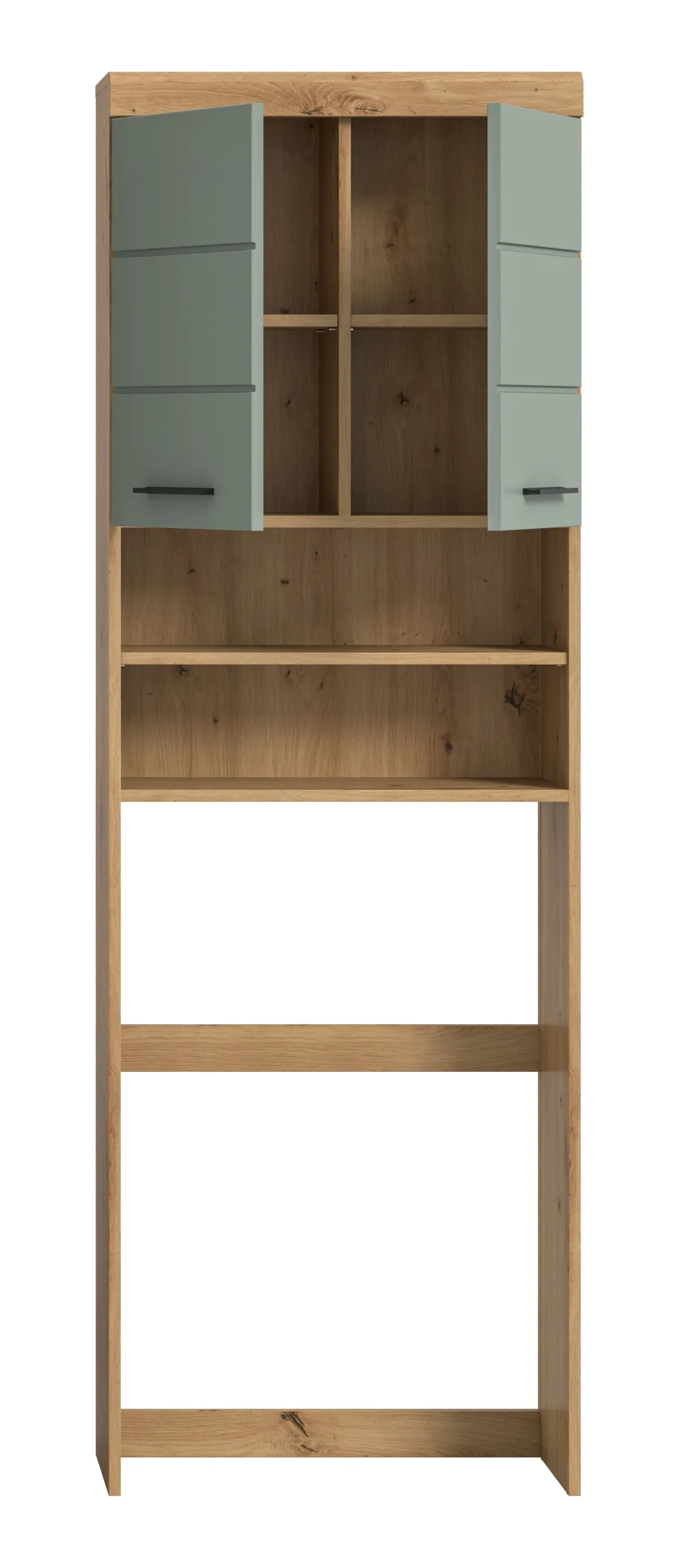 Waschmaschinenaufsatz Scout Xonox - Artisan Eiche & Salbeigrün - 63x191x24 cm