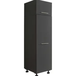 Waschmaschinenschrank-Kombination Laundreezy | 168 x 68 x 200 cm | Anthrazit