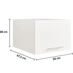 Waschmaschinenschrankkombination Laundreezy | 118 x 68 x 200 cm | Weiß