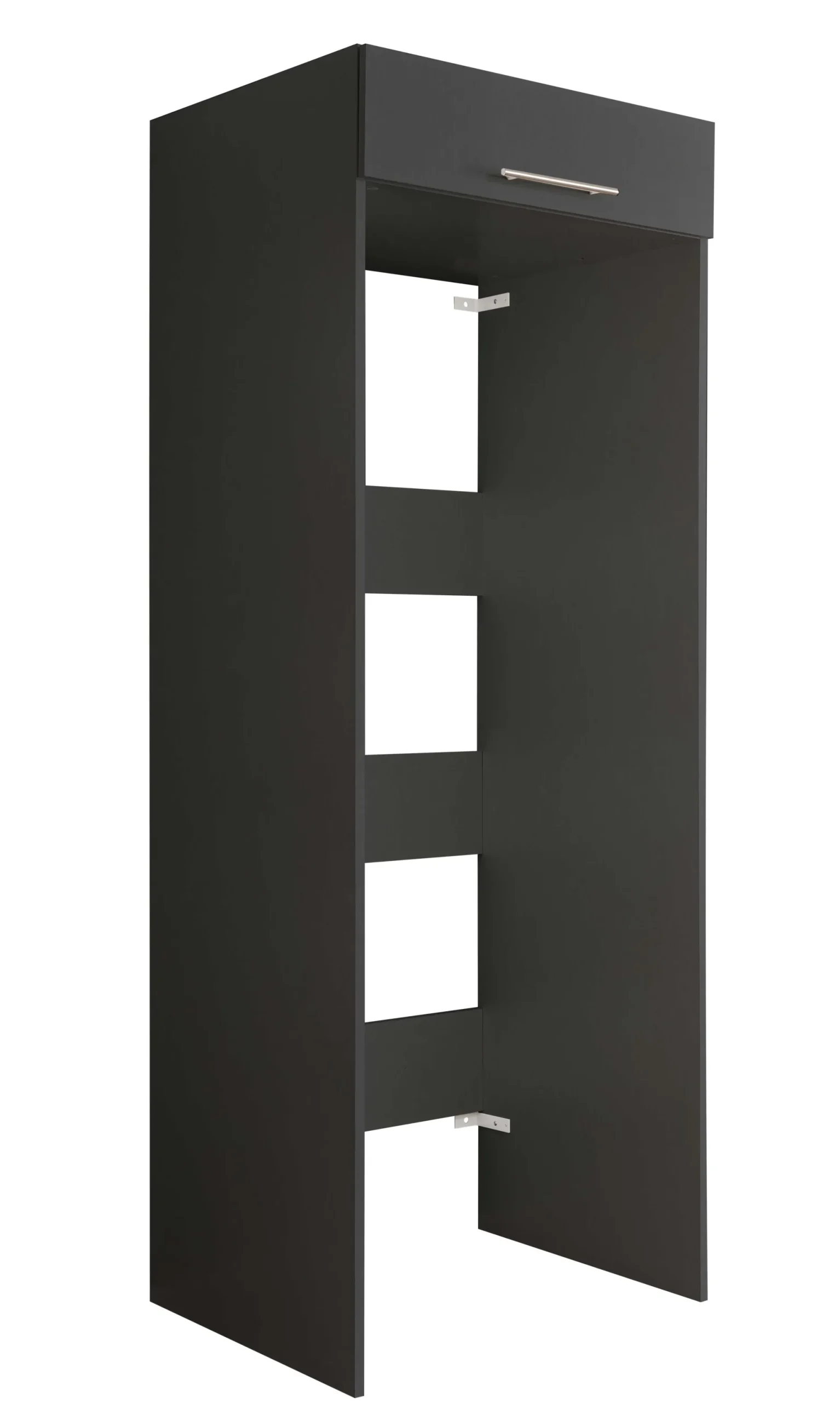 Waschmaschinenschrank-Kombination Laundreezy | 118 x 68 x 200 cm | Anthrazit