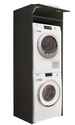 Waschmaschinenschrank Laundreezy | 68 x 68 x 200 cm | Anthrazit
