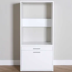 Waschmaschinenschrank Linea - 66x67x142cm - weiß