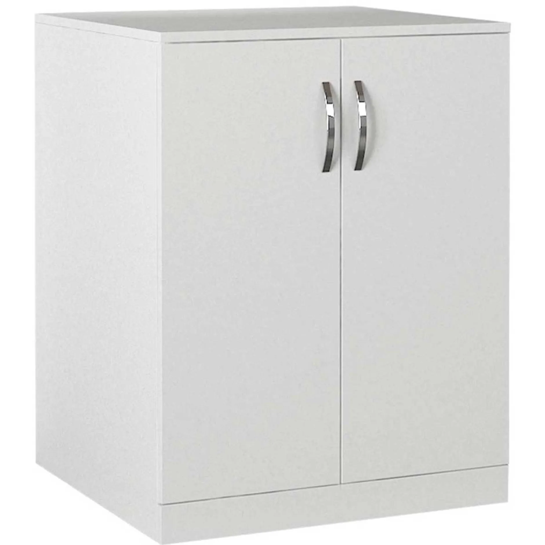 Waschmaschinenschränke Benito - 70x27x80cm und 70x67x90cm - weiß