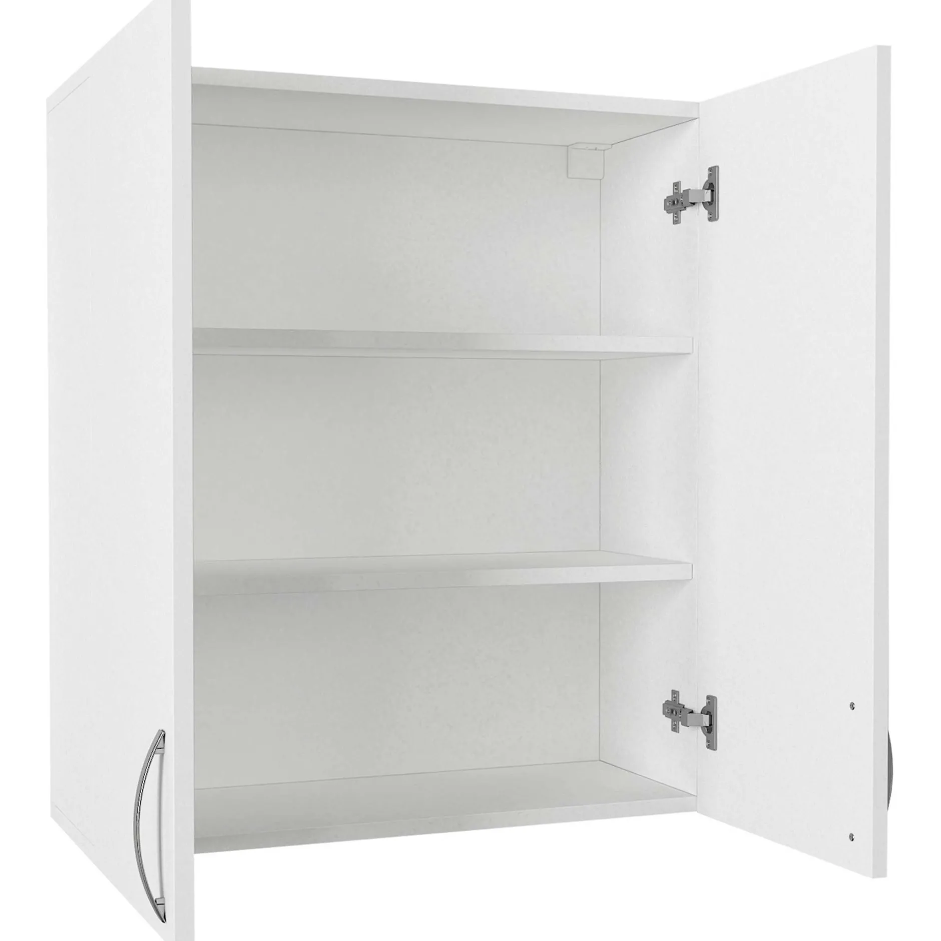 Waschmaschinenschränke Benito - 70x27x80cm und 70x67x90cm - weiß