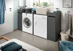 Waschmaschinenverkleidung Free Xonox - Anthrazit - 190x101x60 cm