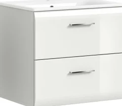 Waschtisch Ice von Xonox – Hochglanz Weiß – 60x55x46 cm