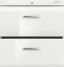 Waschtisch Ice von Xonox – Hochglanz Weiß – 60x55x46 cm