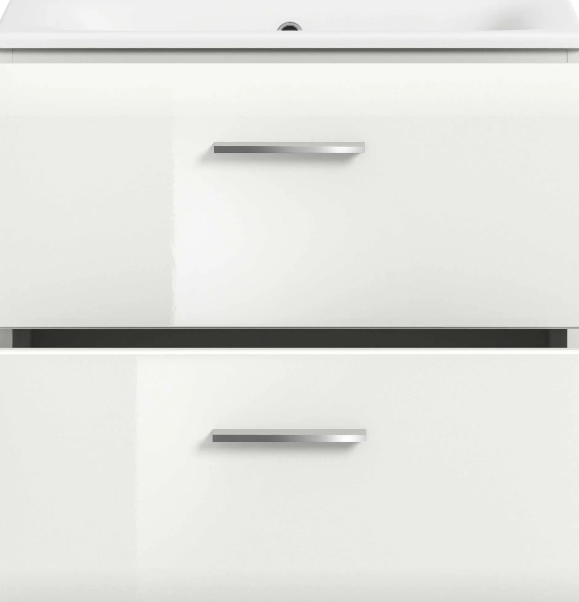 Waschtisch Ice von Xonox – Hochglanz Weiß – 60x55x46 cm