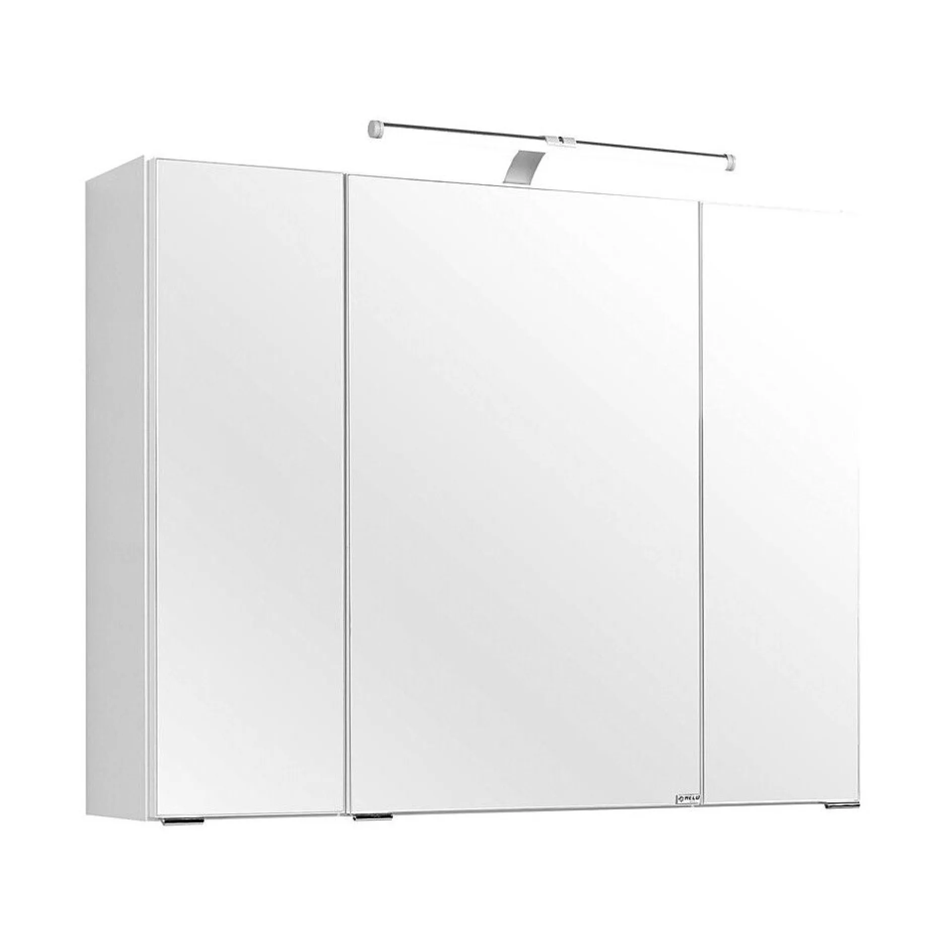 Waschtisch-Set Portofino | Waschtisch mit Waschbecken und Spiegelschrank | Weiß