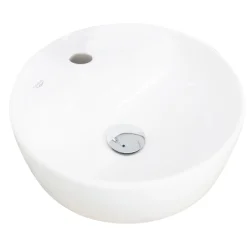 Waschtischunterschrank Karan 101cm mit Waschbecken und 1 Schublade - anthrazit/eiche